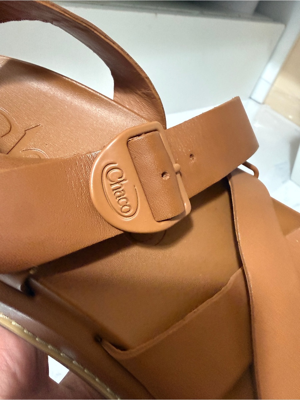 Chaco tan color brand new sandle size 8 - Picture 12 of 16